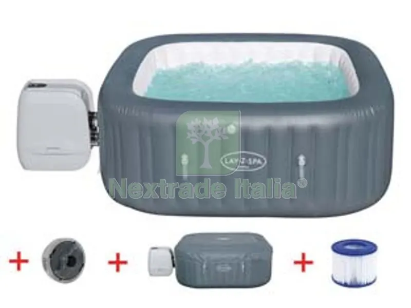 piscina idromassaggio lay-z spa hawaii hydrojet pro cm.180x180x71h. - cm.180x180x71h. - (art.60031) — Tempo libero outdoor — rif. FERX.FER404662