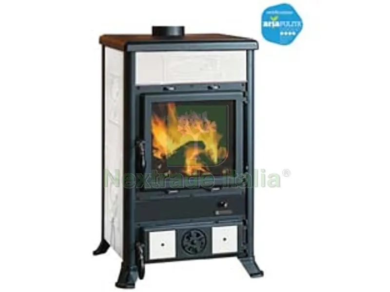 Stufa a Legna Rossella R1 BII 8,8 KW Bianco Infinity - misure cm.57,8x58,6x91,5h. - peso Kg.155 — Stufe e camini — rif. FERX.FER404877 Stufa a Legna Rossella R1 BII 8,8 KW Bianco Infinity - misure cm.57,8x58,6x91,5h. - peso Kg.155 — Stufe e camini — rif. FERX.FER404877