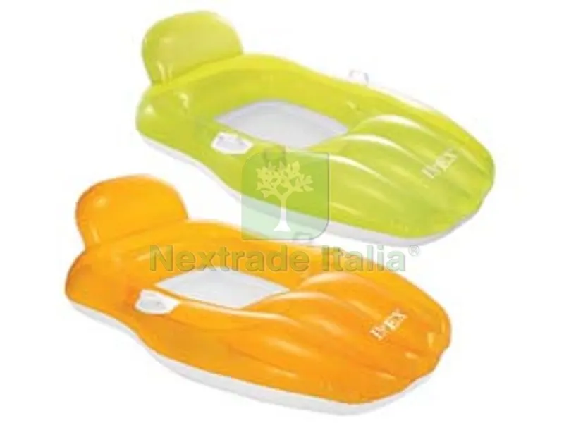 poltrona gonfiabile "chill 'n float lounges" - cm.163x104 - peso kg.1,65 (56805) — Gonfiabili e galleggianti — rif. FERX.FER405010 poltrona gonfiabile "chill 'n float lounges" - cm.163x104 - peso kg.1,65 (56805) — Gonfiabili e galleggianti — rif. FERX.FER405010