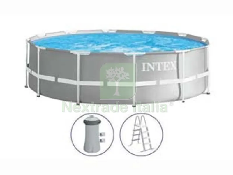 Piscina "prism Frame" Rotonda con Telaio Portante con Pompa CM.366X99H. - Capacit? LT.8592 - Peso KG.40,8 (26716) — Tempo libero outdoor — rif. FERX.FER406468 Piscina "prism Frame" Rotonda con Telaio Portante con Pompa CM.366X99H. - Capacit? LT.8592 - Peso KG.40,8 (26716) — Tempo libero outdoor — rif. FERX.FER406468