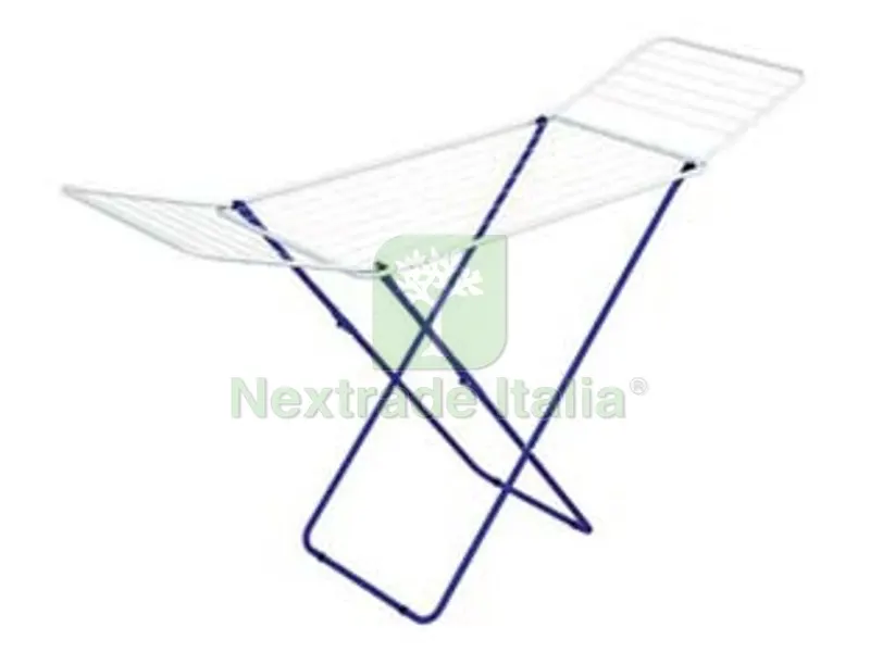 STENDIBIANCHERIA "JOLLY BICOLOR" IN ACCIAIO VERNICIATO MT.18 - cm.180x55x96h. — Stendibiancheria e bucato — rif. FERX.FER407045