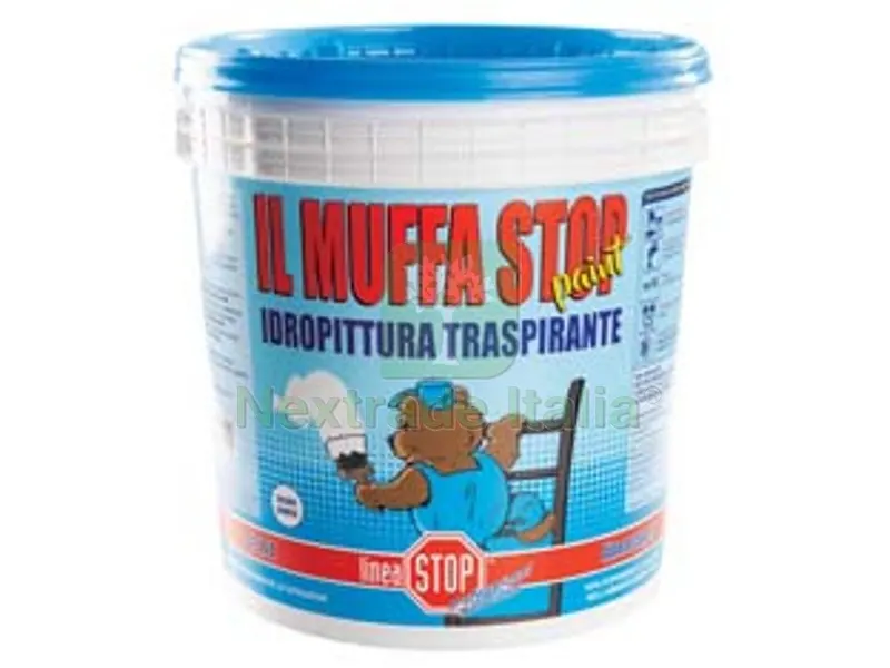 IL MUFFA STOP PAINT IDROPITTURA TRASPIRANTE - lt.14 in barattolo — Pitture murali e idropitture — rif. FERX.FER407304 IL MUFFA STOP PAINT IDROPITTURA TRASPIRANTE - lt.14 in barattolo — Pitture murali e idropitture — rif. FERX.FER407304
