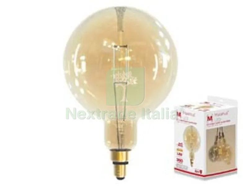 Lampada LED Sfera Vintage E27 - 4w - 2200?K calda - 350 lm - 200x305h — Illuminazione — rif. FERX.FER407977 Lampada LED Sfera Vintage E27 - 4w - 2200?K calda - 350 lm - 200x305h — Illuminazione — rif. FERX.FER407977