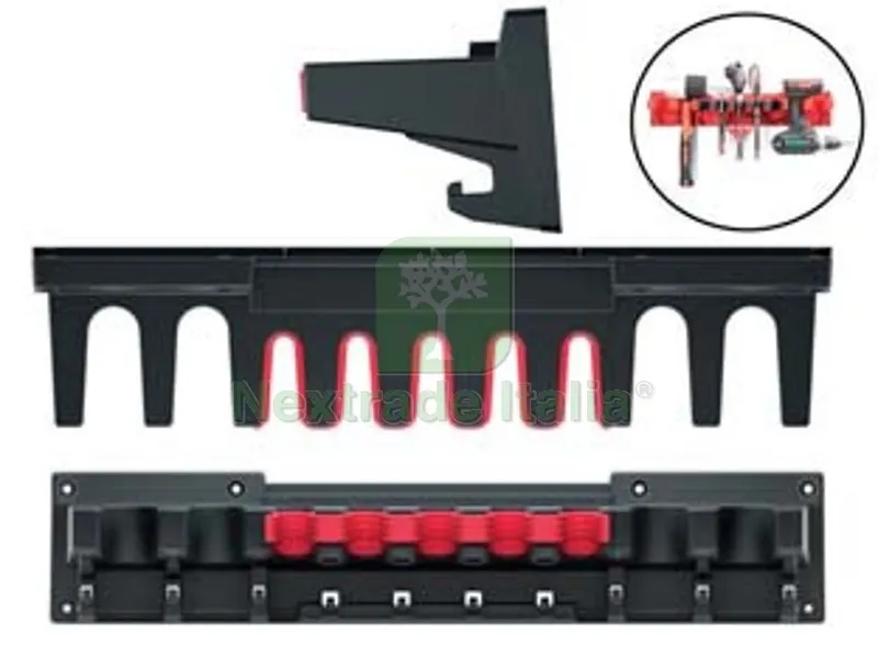 PORTAUTENSILI A MURO MULTIHOLDER - mm.597x128x118h. art.KMH60 — Set di attrezzi — rif. FERX.FER408462