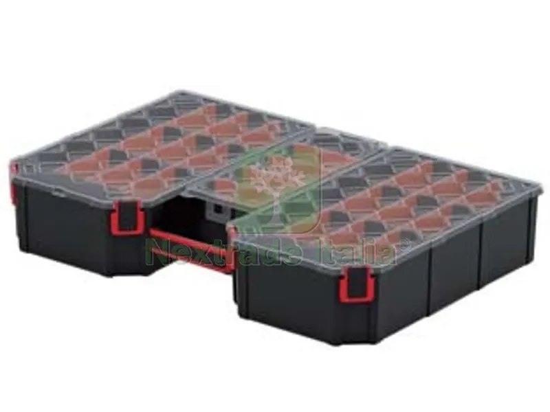 Valigetta Portaminuteria Tager CM.39X28 H.10 - mm.577x390x105h. art.KTG604010S — Casalinghi e organizzazione — rif. FERX.FER408622 Valigetta Portaminuteria Tager CM.39X28 H.10 - mm.577x390x105h. art.KTG604010S — Casalinghi e organizzazione — rif. FERX.FER408622