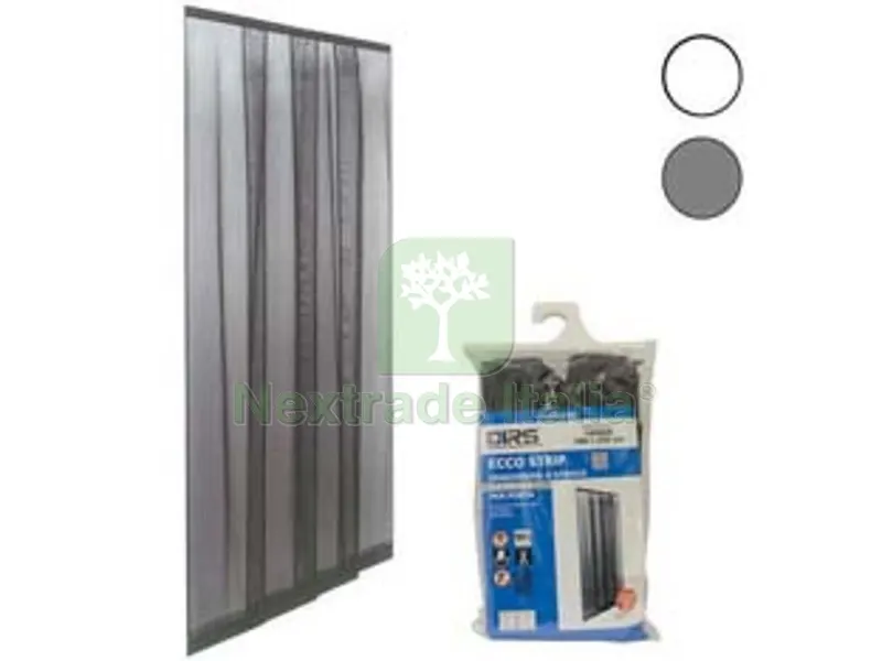 zanzariera a strisce ecco strip per porta - cm.140x250 bianca — Tende e zanzariere — rif. FERX.FER409414 zanzariera a strisce ecco strip per porta - cm.140x250 bianca — Tende e zanzariere — rif. FERX.FER409414