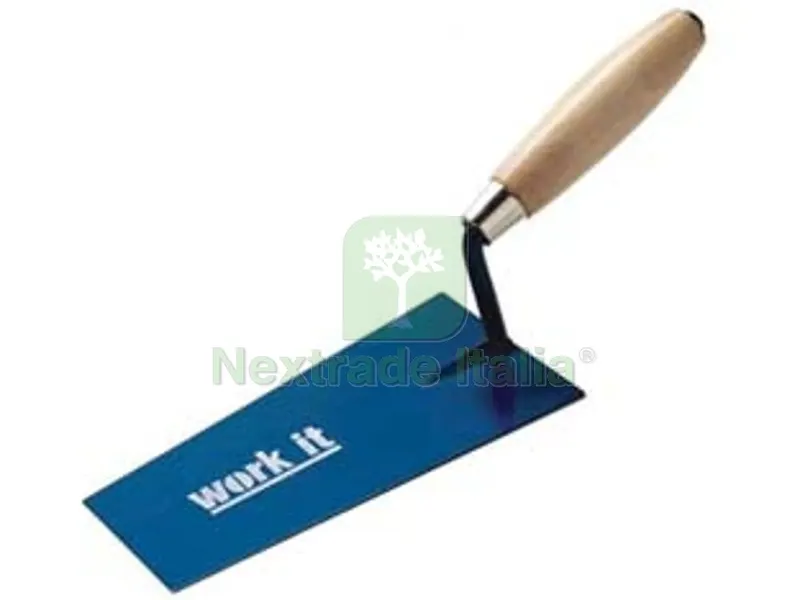 6PZ cazzuola work-it punta quadra manico in legno - mm.180 — Attrezzi da giardino — rif. FERX.FER409612 6PZ cazzuola work-it punta quadra manico in legno - mm.180 — Attrezzi da giardino — rif. FERX.FER409612