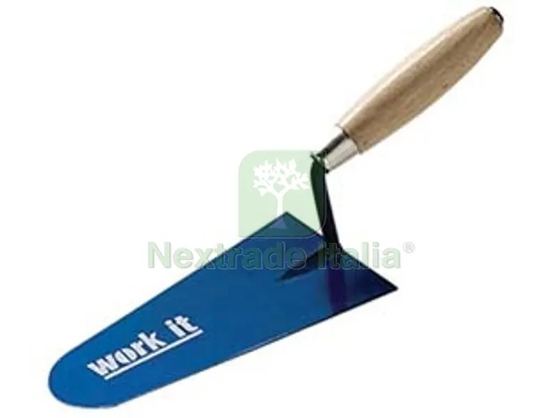 6PZ cazzuola work-it punta tonda manico in legno - mm.160 — Attrezzi da giardino — rif. FERX.FER409650