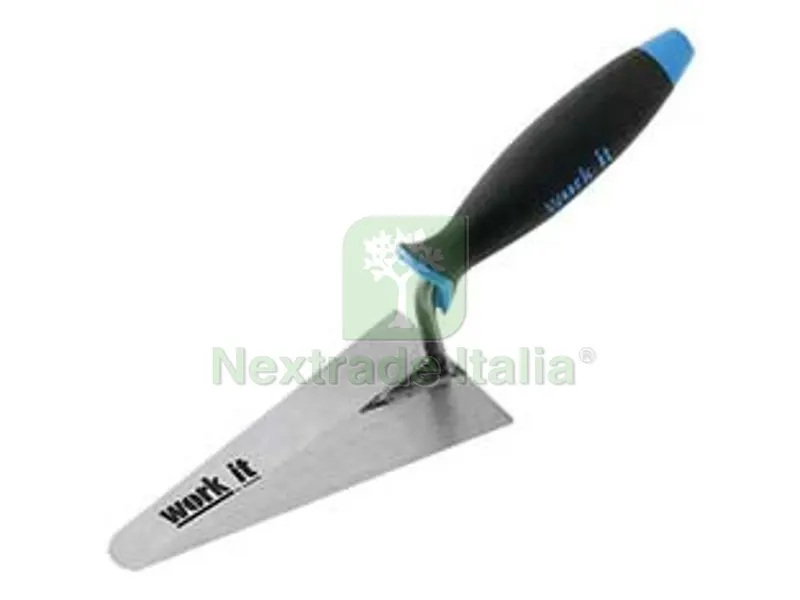 12PZ cazzuolino work-it punta tonda manico in gomma - mm.140 — Punte, frese e dischi — rif. FERX.FER409834