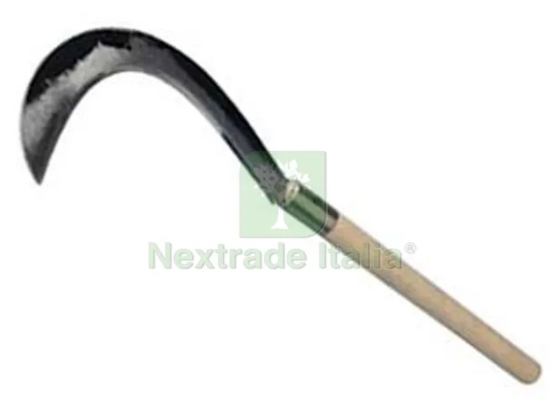 RONCOLA PER GRANOTURCO RINALDI ART.136 - misura 0 - lama cm.25 - manico in legno cm.37 — Attrezzi da giardino — rif. FERX.FER410236 RONCOLA PER GRANOTURCO RINALDI ART.136 - misura 0 - lama cm.25 - manico in legno cm.37 — Attrezzi da giardino — rif. FERX.FER410236