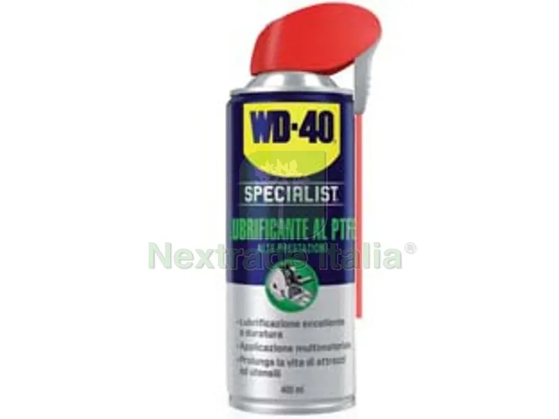 3PZ wd-40 specialis spray lubrificante alte prestazioni al teflon - ml.400 — Lubrificanti e oli — rif. FERX.FER410588 3PZ wd-40 specialis spray lubrificante alte prestazioni al teflon - ml.400 — Lubrificanti e oli — rif. FERX.FER410588