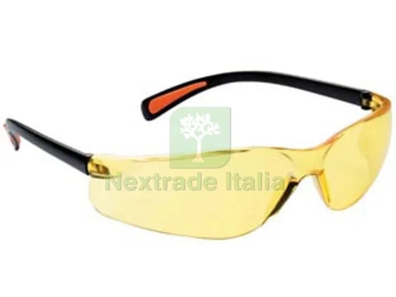 6PZ Occhiali di Protezione Stanghette Fisse Sport Gialli — Protezioni corpo — rif. FERX.FER410656