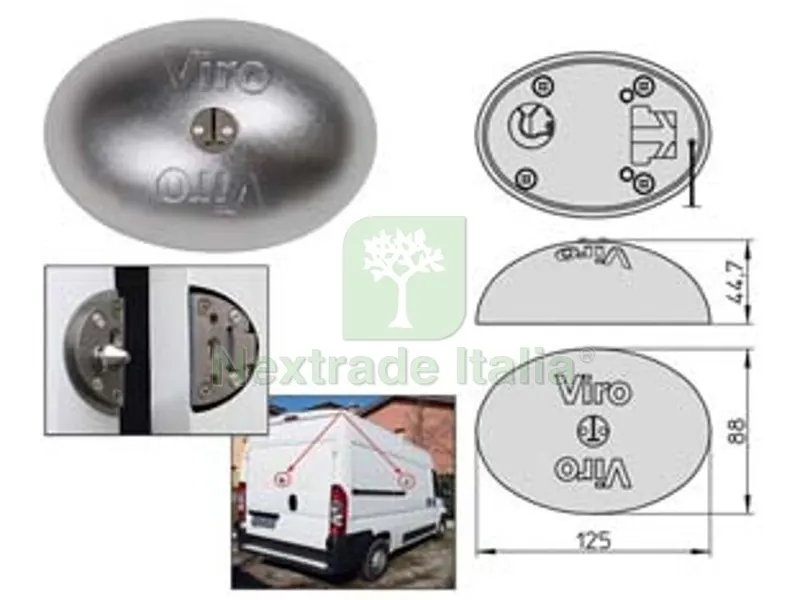 Lucchetto VAN Lock per Camion e Furgoni in Acciaio Inox 4222 - singolo (4222) — Lucchetti e catene — rif. FERX.FER411028 Lucchetto VAN Lock per Camion e Furgoni in Acciaio Inox 4222 - singolo (4222) — Lucchetti e catene — rif. FERX.FER411028