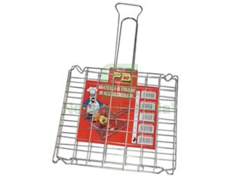 Griglia a Rete Doppia Bombata Senza Piedi - cm.25x30 (13B) — Tempo libero outdoor — rif. FERX.FER411202 Griglia a Rete Doppia Bombata Senza Piedi - cm.25x30 (13B) — Tempo libero outdoor — rif. FERX.FER411202