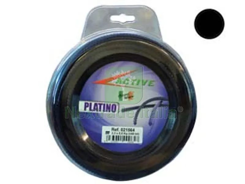 FILO NYLON "PLATINO" TONDO VIOLA PER DECESPUGLIATORI - ? mm.3,3 - blister mt.56 — Ricambi e accessori macchine da giardino — rif. FERX.FER413008