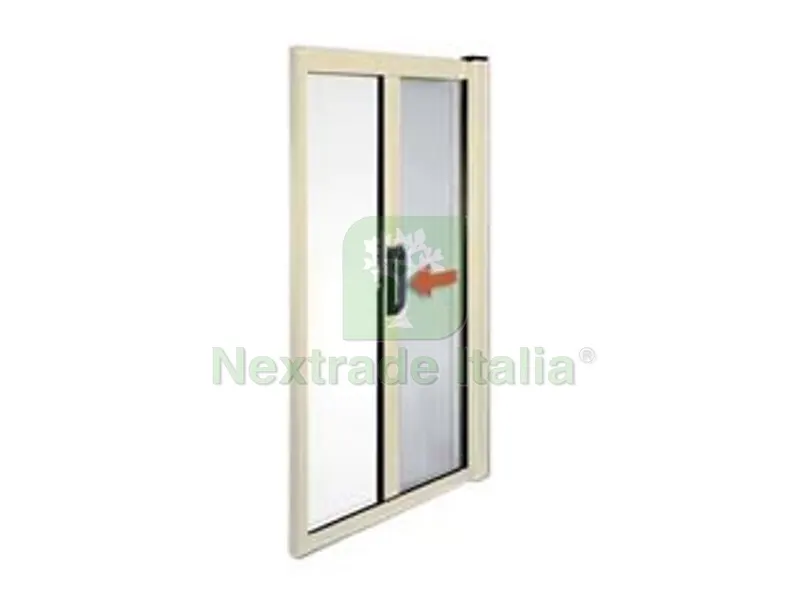 ZANZARIERA A RULLO LATERALE CHIUSURA A GANCIO COLORE BIANCO RAL 9016 - cm.150x250h. — Tende e zanzariere — rif. FERX.FER413930