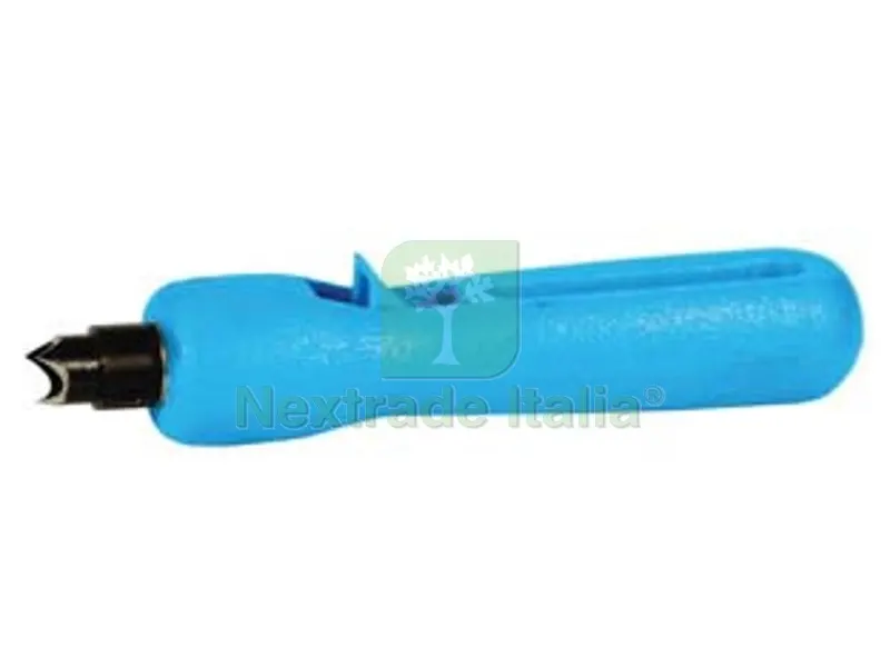 2PZ FUSTELLA FORATUBI A 3 PUNTE CON MANICO IN POLIPROPILENE - ? mm.12 — Punte, frese e dischi — rif. FERX.FER414159 2PZ FUSTELLA FORATUBI A 3 PUNTE CON MANICO IN POLIPROPILENE - ? mm.12 — Punte, frese e dischi — rif. FERX.FER414159