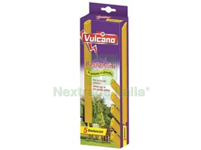 12PZ Bastoncini Antizanzare Citronella PZ.5 — Disinfestazione e controllo nocivi — rif. FERX.FER414432