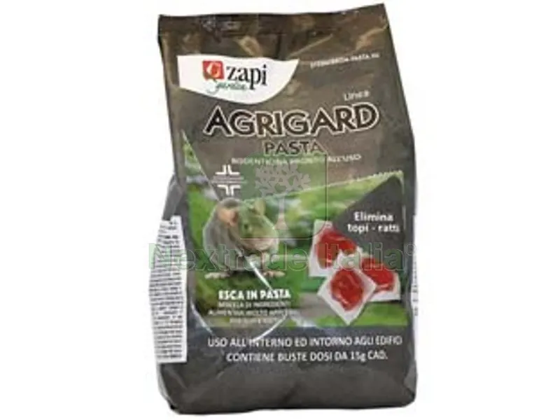 8PZ topicida agrigard pasta rossa bromadiolone - busta kg.1,53 — Disinfestazione e controllo nocivi — rif. FERX.FER414760 8PZ topicida agrigard pasta rossa bromadiolone - busta kg.1,53 — Disinfestazione e controllo nocivi — rif. FERX.FER414760