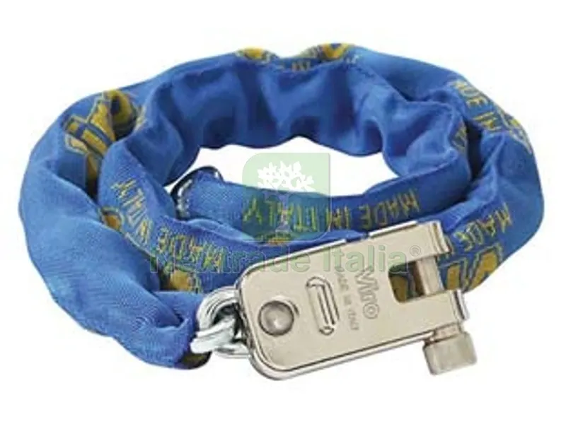Lucchetto Corazzato Morso con Catena Quadra in Acciaio Speciale - cm.90 (1.4234) — Lucchetti e catene — rif. FERX.FER414913 Lucchetto Corazzato Morso con Catena Quadra in Acciaio Speciale - cm.90 (1.4234) — Lucchetti e catene — rif. FERX.FER414913