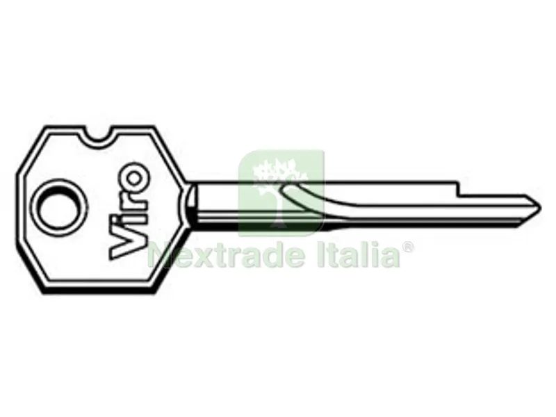 5PZ Chiave a Croce Grezza 047 — Serrature e cilindri — rif. FERX.FER414944