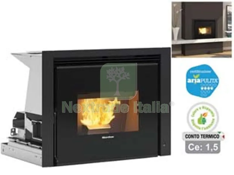 Inserto a Pellet Comfort P70 Air 10,0 KW (conto Termico) - misure cm.67,0x56,1x53,0h. - peso Kg.125 — Stufe e camini — rif. FERX.FER415408 Inserto a Pellet Comfort P70 Air 10,0 KW (conto Termico) - misure cm.67,0x56,1x53,0h. - peso Kg.125 — Stufe e camini — rif. FERX.FER415408