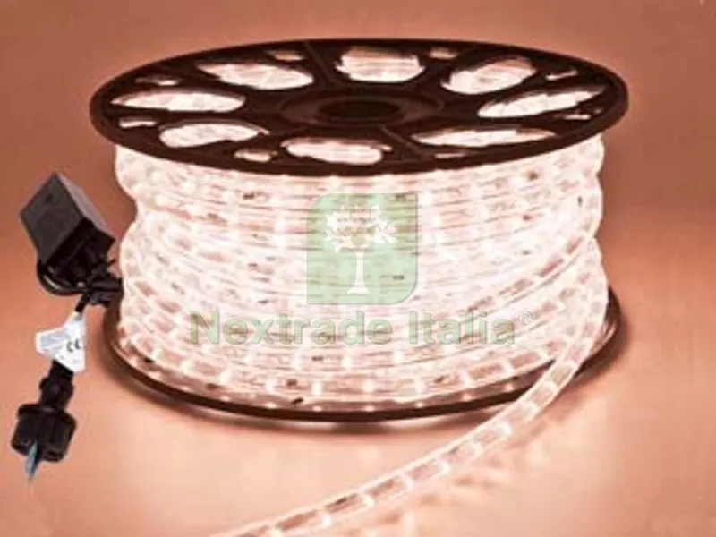 TUBO LUMINOSO 1200 LED 3VIE BIANCO CALDO USI INT.EST.C/GIOCO LUCI MT50 — Tubi e raccordi — rif. FERX.FER416429 TUBO LUMINOSO 1200 LED 3VIE BIANCO CALDO USI INT.EST.C/GIOCO LUCI MT50 — Tubi e raccordi — rif. FERX.FER416429