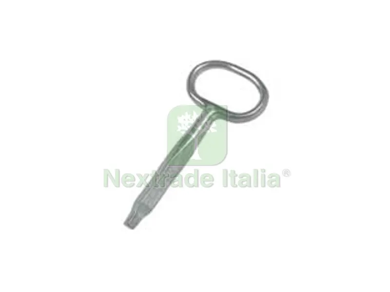 20PZ Chiave in Zama per Chiusura a Tavellino ART.023A - mm.126x27 — Serrature e cilindri — rif. FERX.FER417136