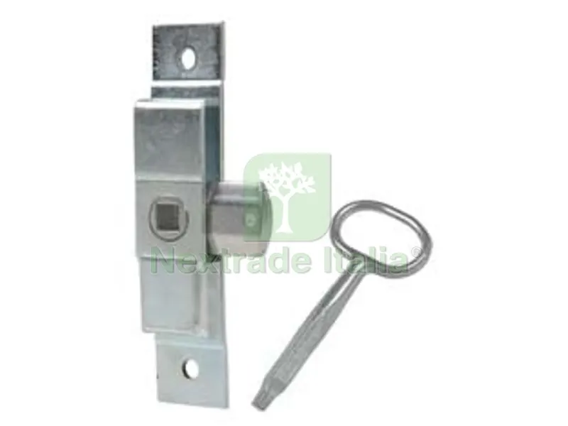 4PZ Chiusura a Tavellino in Acciaio Zincato ART.023G - mm.126x27 — Serrature e cilindri — rif. FERX.FER417143