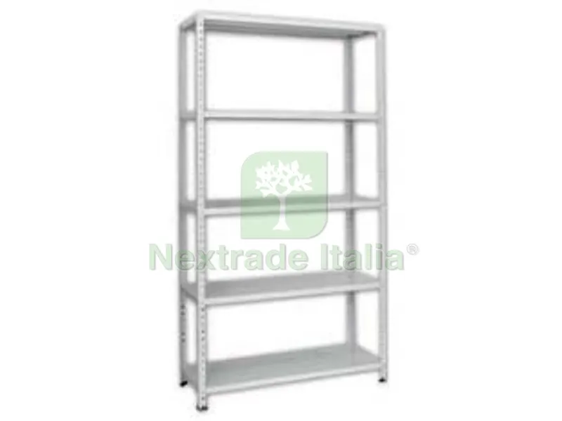 scaffali in kit 5 ripiani grigio angolari interi - 5 ripiani cm.80x40x200h. — Casalinghi e organizzazione — rif. FERX.FER456197 scaffali in kit 5 ripiani grigio angolari interi - 5 ripiani cm.80x40x200h. — Casalinghi e organizzazione — rif. FERX.FER456197