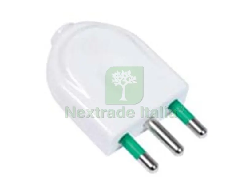 10PZ SPINA DRITTA 2 POLI + TERRA BIANCA "LINEA GARANTI" - bianca 10A 82510-E — Interruttori e prese — rif. FERX.FER419659 10PZ SPINA DRITTA 2 POLI + TERRA BIANCA "LINEA GARANTI" - bianca 10A 82510-E — Interruttori e prese — rif. FERX.FER419659