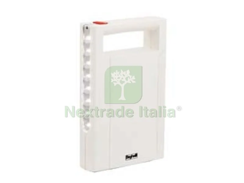 Lampada Portatile Anti Black-OUT Ricaricabile LED Illumina - 8 luci da 7 LM - mm.125x193x36h. — Illuminazione — rif. FERX.FER420839