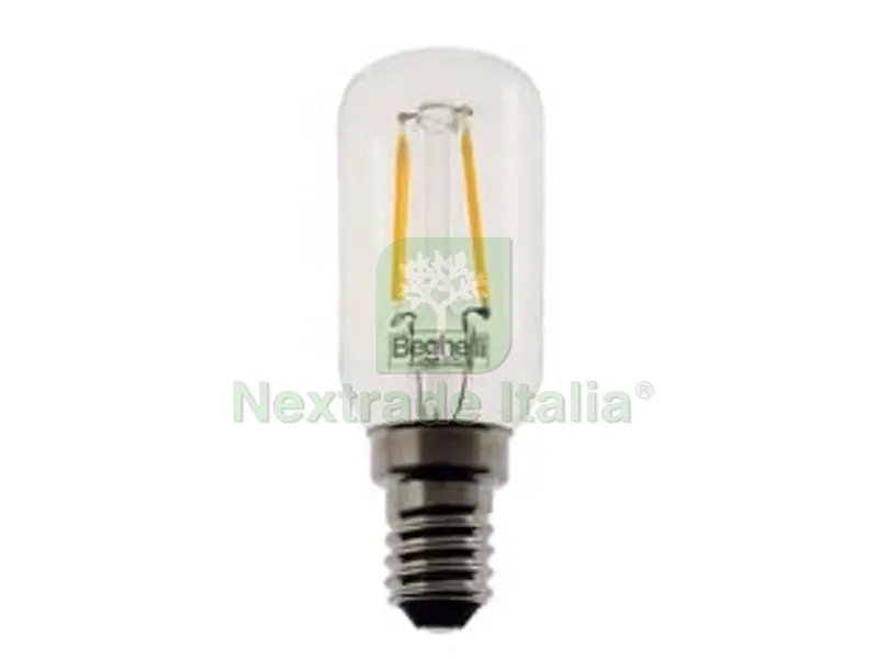 10PZ Lampada Piccola Pera Filo LED Zafiroled T26 E14 - 1,5w - 3000?K calda - 140 lm - 250x550h — Illuminazione — rif. FERX.FER421096 10PZ Lampada Piccola Pera Filo LED Zafiroled T26 E14 - 1,5w - 3000?K calda - 140 lm - 250x550h — Illuminazione — rif. FERX.FER421096