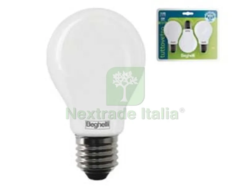 2PZ Lampada LED Goccia Tuttovetro E27 in Blister - 8w - 6500?K fredda - 1055 lm - 60x105h — Illuminazione — rif. FERX.FER421263