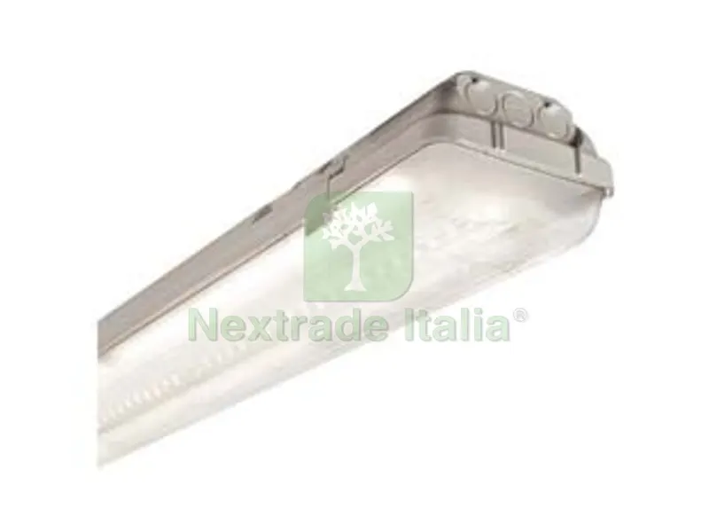 Plafoniera Stagna Senza Tubi LED Saving Stagna - 2x58w - 4000?K natur.- 5400 lm - 1564x121x82h — Illuminazione — rif. FERX.FER421447 Plafoniera Stagna Senza Tubi LED Saving Stagna - 2x58w - 4000?K natur.- 5400 lm - 1564x121x82h — Illuminazione — rif. FERX.FER421447