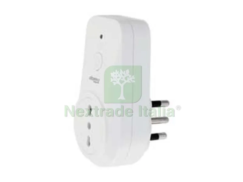 PRESA SMART PER AUTOMAZIONE DOM-E CON SPINA - presa 10A/16A - spina 16A - mm.112x63x78 — Interruttori e prese — rif. FERX.FER421546 PRESA SMART PER AUTOMAZIONE DOM-E CON SPINA - presa 10A/16A - spina 16A - mm.112x63x78 — Interruttori e prese — rif. FERX.FER421546
