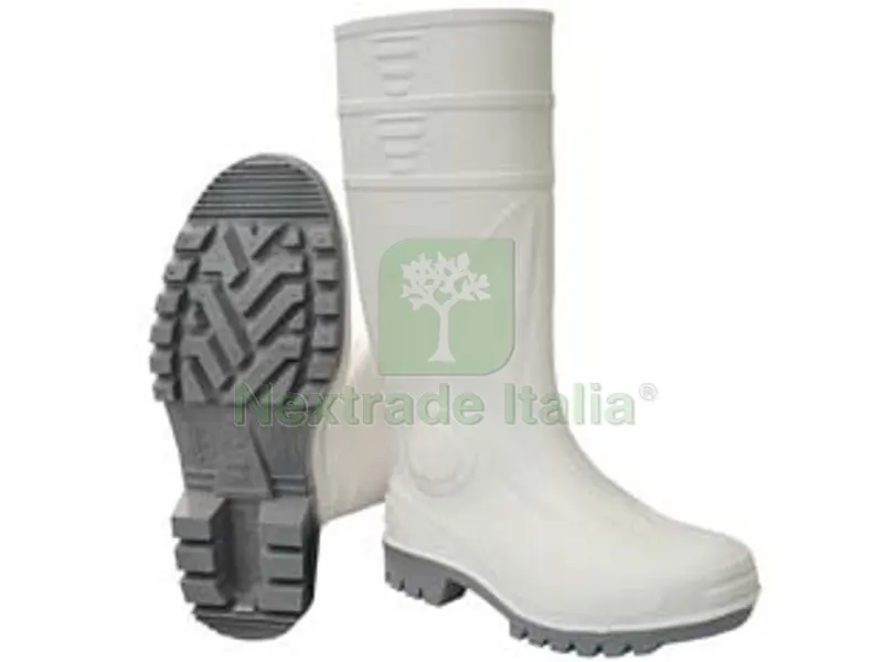 STIVALI DI SICUREZZA IN PVC BIANCO EN 345 - n°37 - colore della suola grigio — Calzature antinfortunistiche — rif. FERX.FER462242 STIVALI DI SICUREZZA IN PVC BIANCO EN 345 - n°37 - colore della suola grigio — Calzature antinfortunistiche — rif. FERX.FER462242