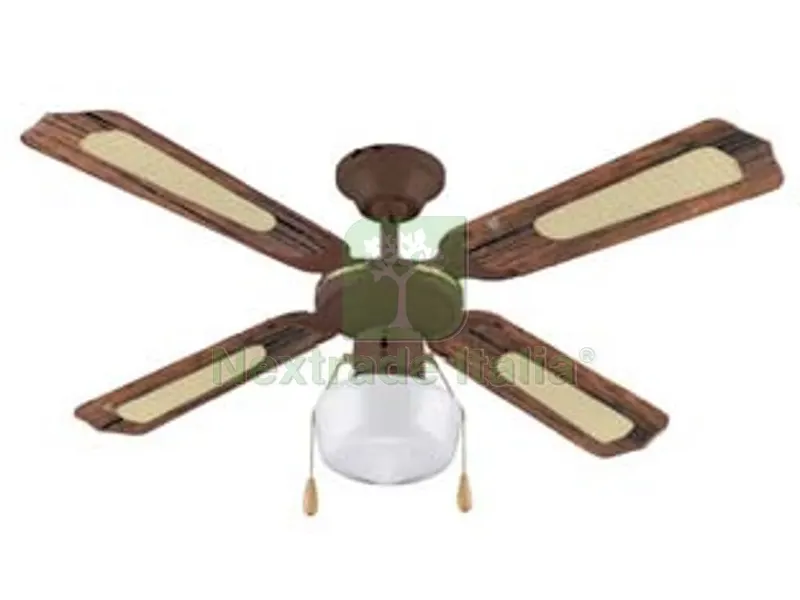 VENTILATORE TIPO LEGNO DA SOFFITTO 1 LUCE - ? 107 cm — Sanitari e ceramiche — rif. FERX.FER424363 VENTILATORE TIPO LEGNO DA SOFFITTO 1 LUCE - ? 107 cm — Sanitari e ceramiche — rif. FERX.FER424363