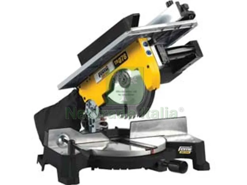 TRONCATRICE LEGNO CON PIANO SUPERIORE LAMA ? MM.250 1800W (TR078) — Smerigliatrici e seghe — rif. FERX.FER424431