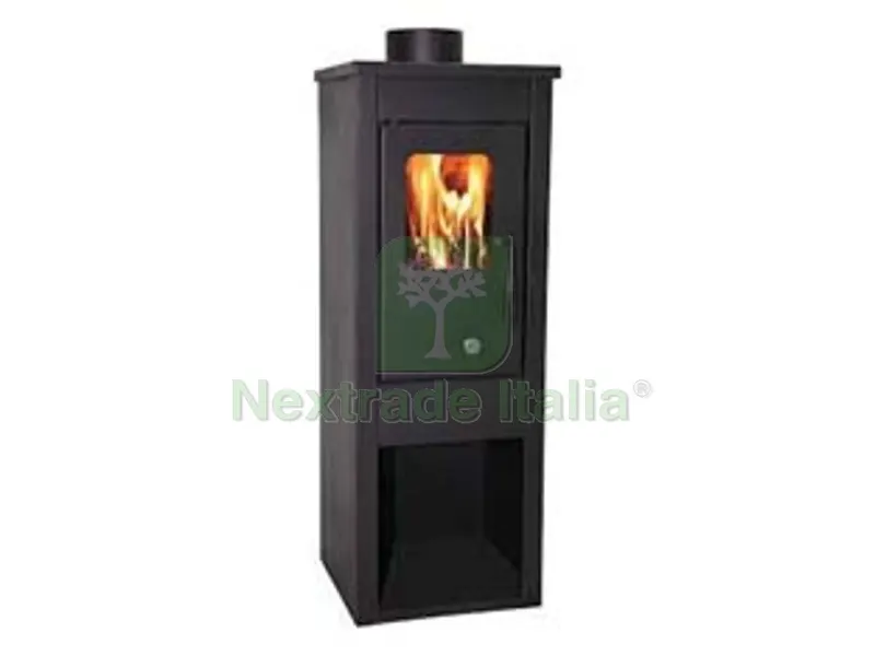 stufa a legna era 7 kw nera - misure cm.33x35x94h. - peso kg.42 — Stufe e camini — rif. FERX.FER424684 stufa a legna era 7 kw nera - misure cm.33x35x94h. - peso kg.42 — Stufe e camini — rif. FERX.FER424684