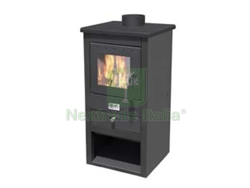 stufa a legna athena 13 kw nera - misure cm.44x45x94h. - peso kg.55 — Stufe e camini — rif. FERX.FER424707 stufa a legna athena 13 kw nera - misure cm.44x45x94h. - peso kg.55 — Stufe e camini — rif. FERX.FER424707