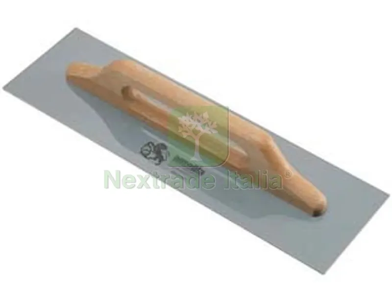 frattone per stucco in acciaio con manico in legno - cm.48x12 — Attrezzi da giardino — rif. FERX.FER426701