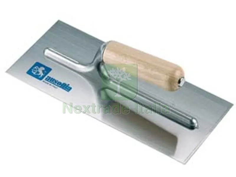 2PZ frattone per stucco in acciaio con manico in legno - cm.24x10 — Attrezzi da giardino — rif. FERX.FER426725 2PZ frattone per stucco in acciaio con manico in legno - cm.24x10 — Attrezzi da giardino — rif. FERX.FER426725