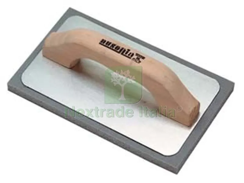 2PZ frattone gommaspugna per intonaco base alluminio e manico in legno cm.21x14 gomma grigia spessore mm.15 con manico con impugnatura ergonomica in legno e base in alluminio massima leggerez — Attrezzi da giardino — rif. FERX.FER426800 2PZ frattone gommaspugna per intonaco base alluminio e manico in legno cm.21x14 gomma grigia spessore mm.15 con manico con impugnatura ergonomica in legno e base in alluminio massima leggerez — Attrezzi da giardino — rif. FERX.FER426800