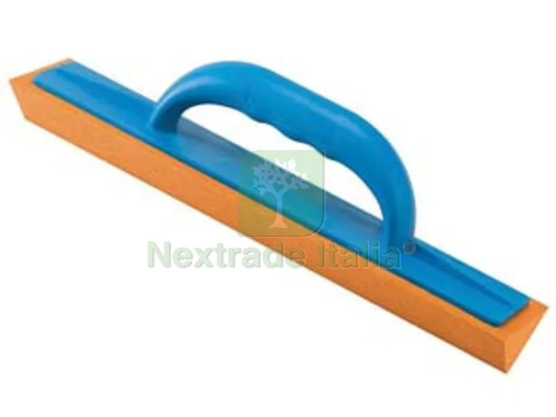 frattone gommaspugna angolare per intonaco con manico in plastica - mm.350x70x50 — Cemento, malte e collanti edili — rif. FERX.FER426817