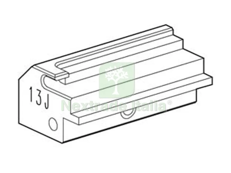 Ganascia 13J per Duplicatrice Futura Pro su Ordinazione — Utensili muratura — rif. FERX.FER427210 Ganascia 13J per Duplicatrice Futura Pro su Ordinazione — Utensili muratura — rif. FERX.FER427210