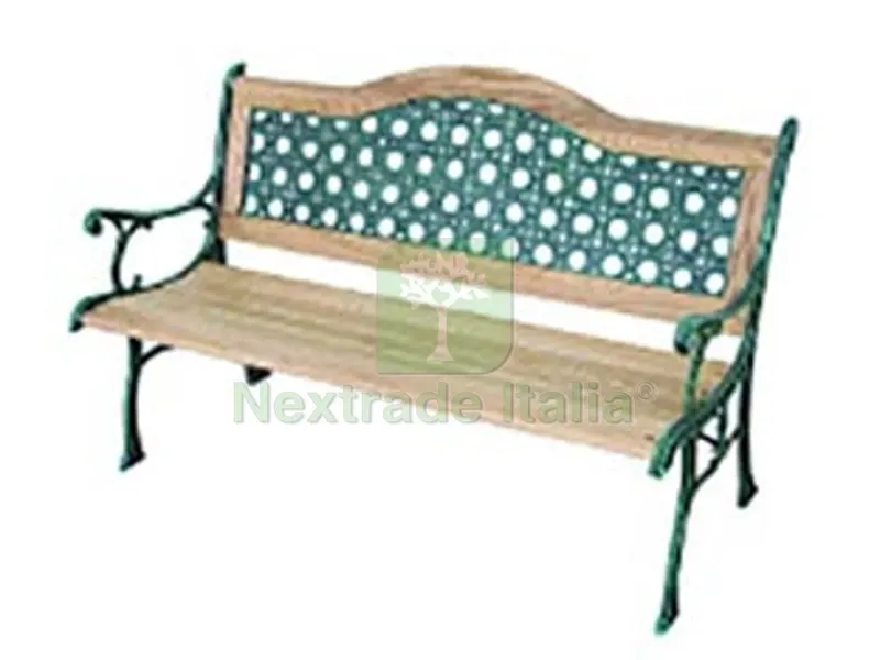 PANCHINE LOSANGHE CERCHI - tipo normale - cm.126x60x81h. - peso Kg.29 — Tempo libero outdoor — rif. FERX.FER427463