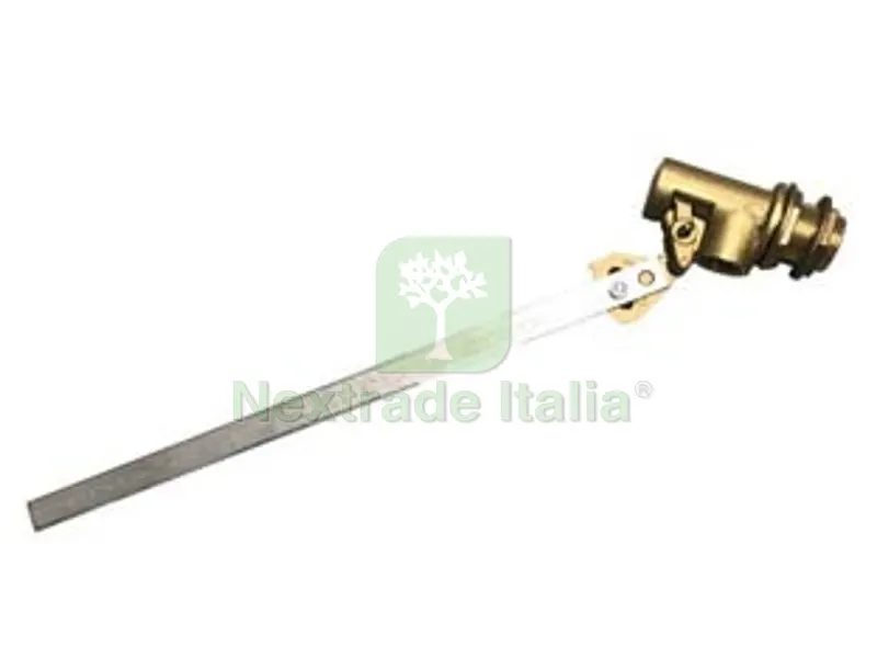 Galleggiante Corpo in Ottone con Asta Piatta Inox - M 1/2" mm.400 - ? mm.10 — Scarichi e sifoni — rif. FERX.FER428378 Galleggiante Corpo in Ottone con Asta Piatta Inox - M 1/2" mm.400 - ? mm.10 — Scarichi e sifoni — rif. FERX.FER428378