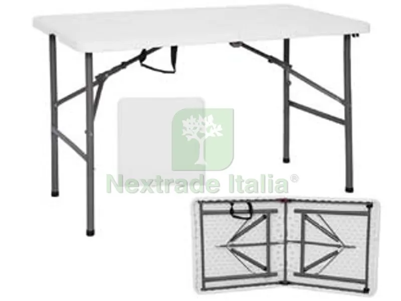 Tavolo Birreria Pieghevole in Hdpe CM.122X60X74H. — Casalinghi e organizzazione — rif. FERX.FER428408