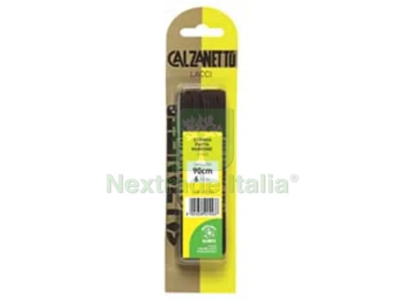 6BLISTER Laccio Scarpa Piatto Marrone CM.90 - in blister da 2 paia — Calzature antinfortunistiche — rif. FERX.FER429504